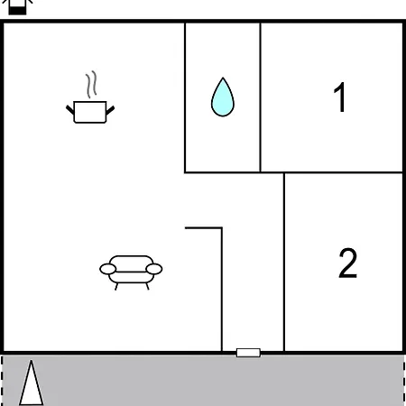 Lägenhet Two-bedroom In Okrug Donji *