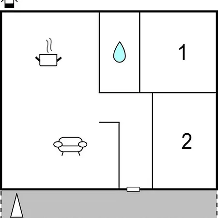 Two-bedroom In Okrug Donji Apartament